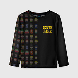 Детский лонгслив South park half pattern