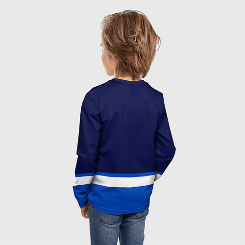 Детский лонгслив Виннипег Джетс хоккей / 3D-принт – фото 4