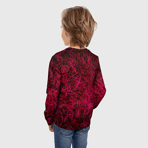 Детский лонгслив Astro в стиле психоделики / 3D-принт – фото 4