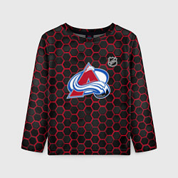 Лонгслив детский Колорадо Эвеланш - соты с подсветкой, цвет: 3D-принт