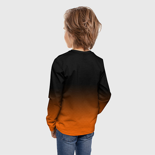 Детский лонгслив ФК Урал - градиент / 3D-принт – фото 4