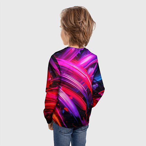 Детский лонгслив Bones в наушниках / 3D-принт – фото 4