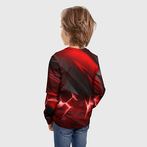 Детский лонгслив Bones с черепами на худи / 3D-принт – фото 4