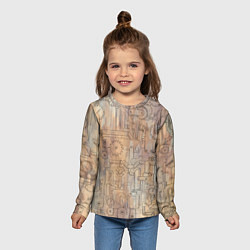 Лонгслив детский Стимпанк элементы, цвет: 3D-принт — фото 2