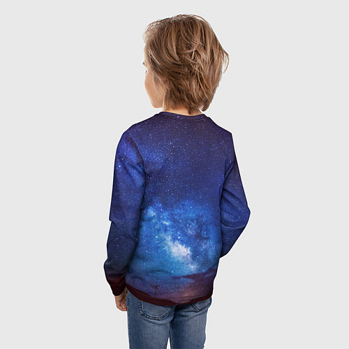 Детский лонгслив Flawless Space / 3D-принт – фото 4