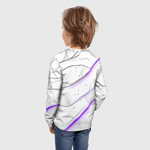 Детский лонгслив Lana Del Rey радостно прыгает / 3D-принт – фото 4