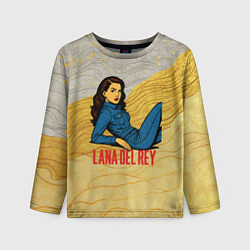 Детский лонгслив Lana Del Rey в джинсовом костюме