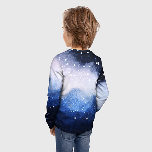 Детский лонгслив Lana Del Rey лежит / 3D-принт – фото 4