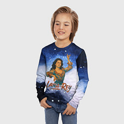 Лонгслив детский Lana Del Rey танцует, цвет: 3D-принт — фото 2