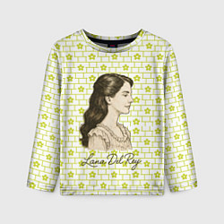 Лонгслив детский Lana Del Rey в ретро стиле, цвет: 3D-принт