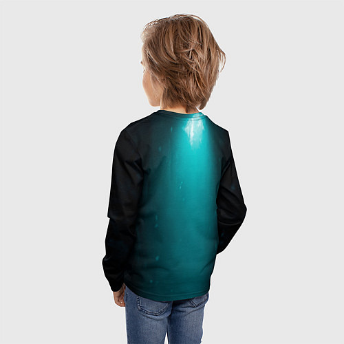 Детский лонгслив Рик и Морти рок группа / 3D-принт – фото 4