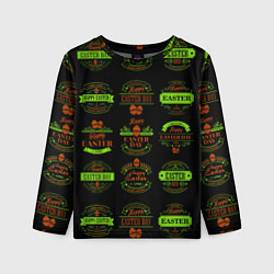 Детский лонгслив Easter holidays