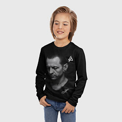 Лонгслив детский Честер Беннингтон - легенда, цвет: 3D-принт — фото 2