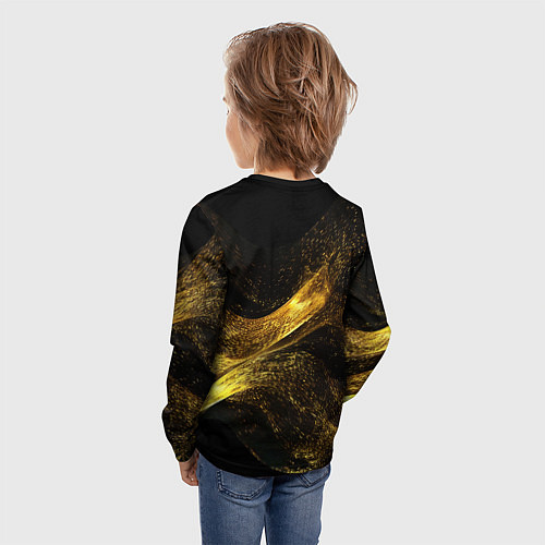 Детский лонгслив Lana Del Rey в черном платье / 3D-принт – фото 4