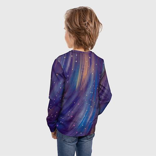 Детский лонгслив Lana Del Rey с цветами в волосах / 3D-принт – фото 4