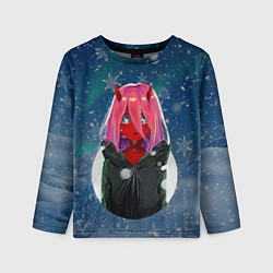 Лонгслив детский Anime XX Zero Two Kid, цвет: 3D-принт