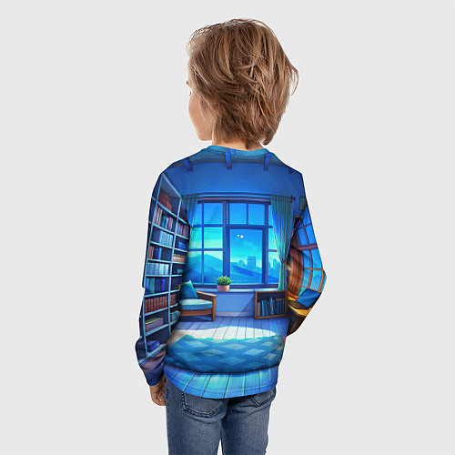 Детский лонгслив Сиратори Айра хочет спать / 3D-принт – фото 4