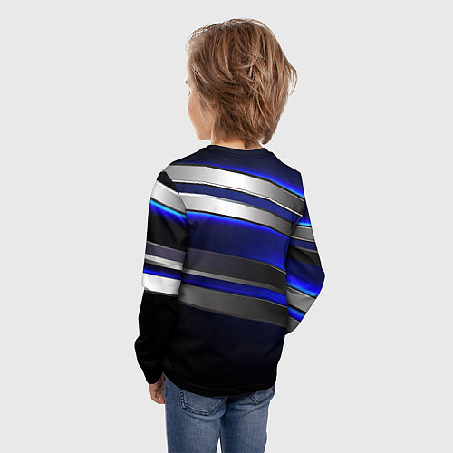 Детский лонгслив XXXTentacion с микрофоном довольный / 3D-принт – фото 4