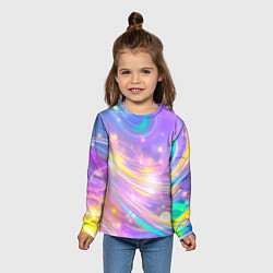 Лонгслив детский Волшебный мистический космос, цвет: 3D-принт — фото 2