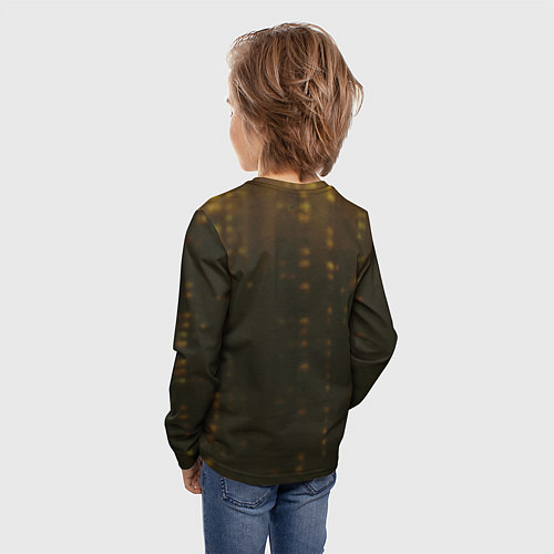 Детский лонгслив Красивый парень в маске / 3D-принт – фото 4