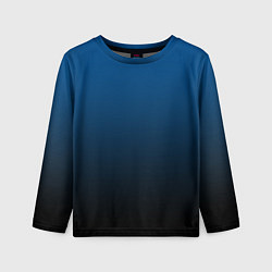 Лонгслив детский Лазурит тёмно-синий, цвет: 3D-принт