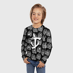 Лонгслив детский Doom хищник леса, цвет: 3D-принт — фото 2