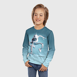 Лонгслив детский Spider Bender - meme, цвет: 3D-принт — фото 2