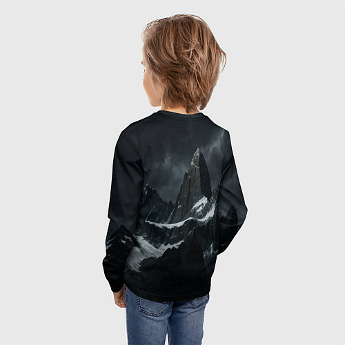 Детский лонгслив Саня за своих горой / 3D-принт – фото 4