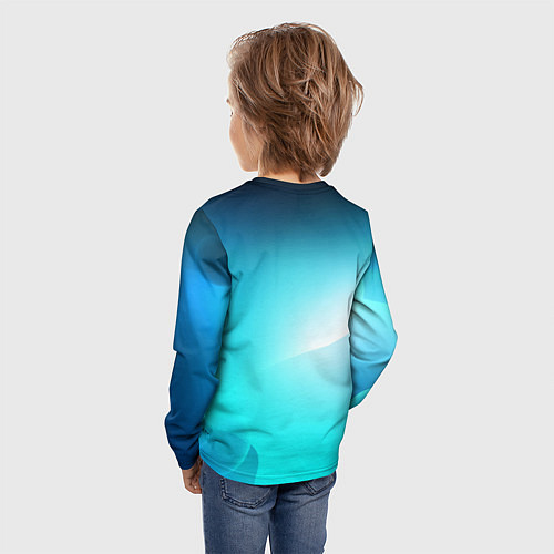 Детский лонгслив Саша - сам себе король / 3D-принт – фото 4