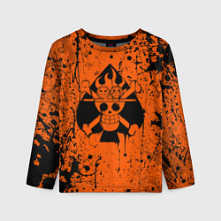 Лонгслив детский Эйс символ, цвет: 3D-принт