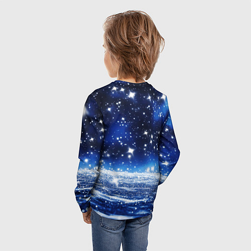 Детский лонгслив Freedom - орел разрывает цепи / 3D-принт – фото 4