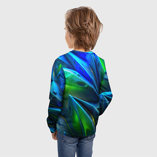 Детский лонгслив Скорпион mortal kombat / 3D-принт – фото 4