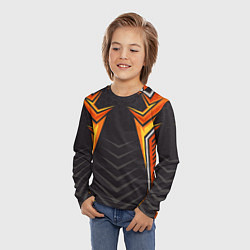 Лонгслив детский Мото белка, цвет: 3D-принт — фото 2