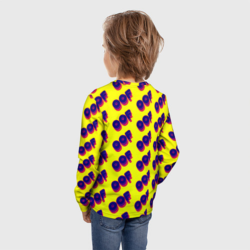Детский лонгслив Monako off / 3D-принт – фото 4
