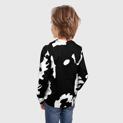Детский лонгслив Арсенал камуфляжные краски / 3D-принт – фото 4