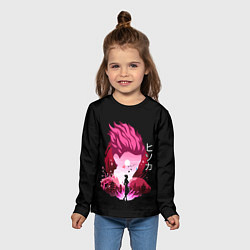 Лонгслив детский Хисока из аниме Хантер х Хантер, цвет: 3D-принт — фото 2