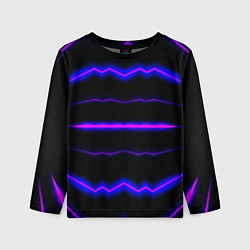 Детский лонгслив Color multicoloured neon stripes