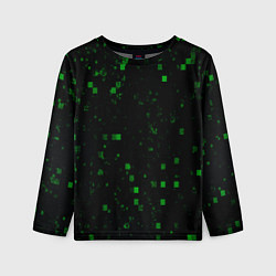 Лонгслив детский Color green khaki, цвет: 3D-принт