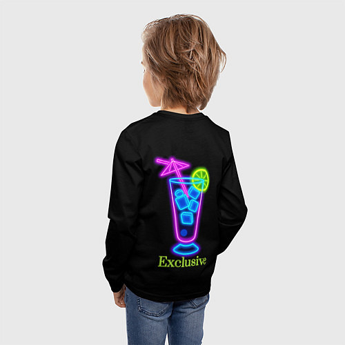 Детский лонгслив Exclusive / 3D-принт – фото 4