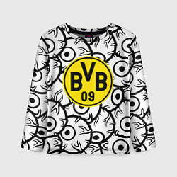 Детский лонгслив Borussia глаза текстура