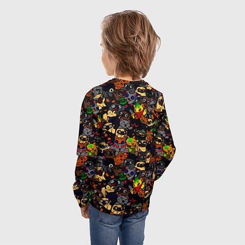 Детский лонгслив Paw / 3D-принт – фото 4