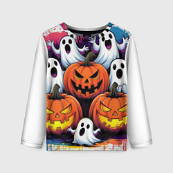 Детский лонгслив Happy Halloween 25