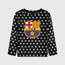 Детский лонгслив Barcelona звезды