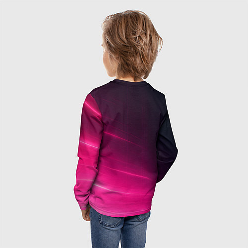 Детский лонгслив Окак мем с черным котом / 3D-принт – фото 4