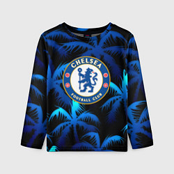Лонгслив детский Chelsea тропики, цвет: 3D-принт