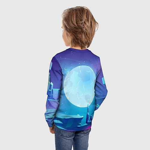 Детский лонгслив Рейвен Fortnite / 3D-принт – фото 4