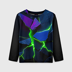 Детский лонгслив Neon tile