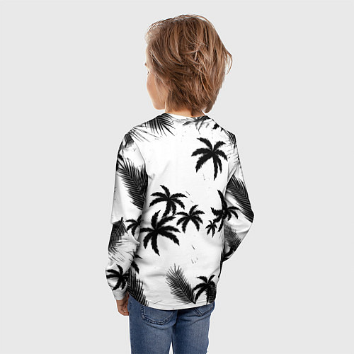 Детский лонгслив Бавария Мюнхен тропики / 3D-принт – фото 4