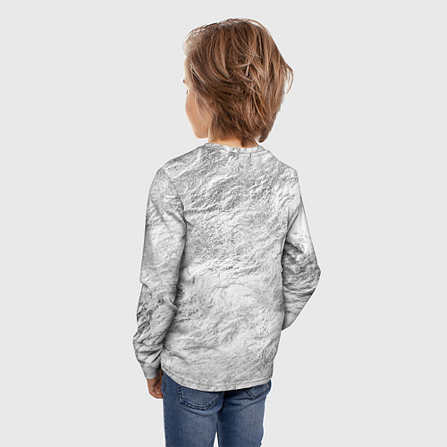 Детский лонгслив Древний воин с топором и медведь / 3D-принт – фото 4