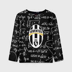 Лонгслив детский Ювентус физика символы, цвет: 3D-принт